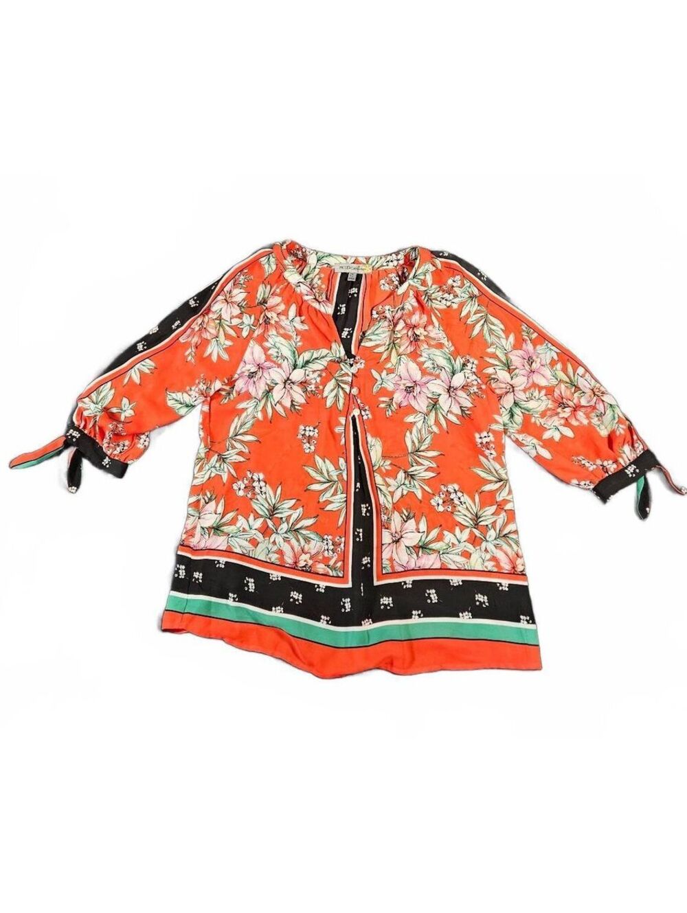 Figueroa & Flower Women's Floral Blouse, Size PL